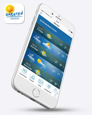 Mockup app wetter Mockup app wetter